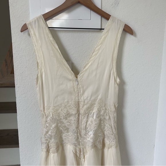 NWT Free People Nigel Preston Wunderlust Midi Dress in Cream - Picture 9 of 11